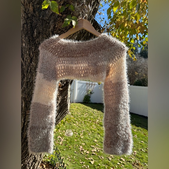 Tops - ✩Handmade one of a kind fuzzy shrug/bolero✩
